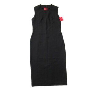 NWT Spanx 20380R The Perfect Sheath in Classic Black Ponte Sleeveless Dress L